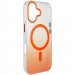 Чехол TPU+PC Phantom with Magnetic Fit для Apple iPhone 17 (6.3") (Orange)