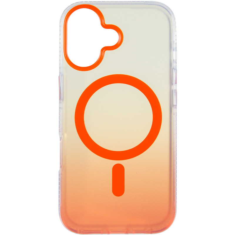 Фото Чехол TPU+PC Phantom with Magnetic Fit для Apple iPhone 17 (6.3") (Orange) в магазине vchehle.ua
