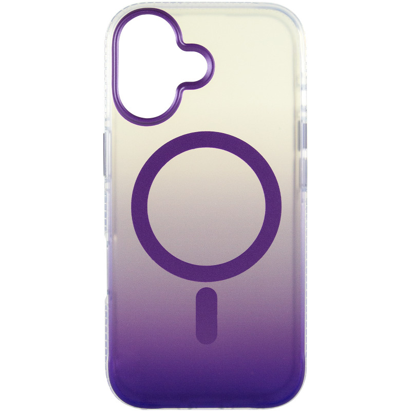 Фото Чехол TPU+PC Phantom with Magnetic Fit для Apple iPhone 17 (6.3") (Purple) на vchehle.ua