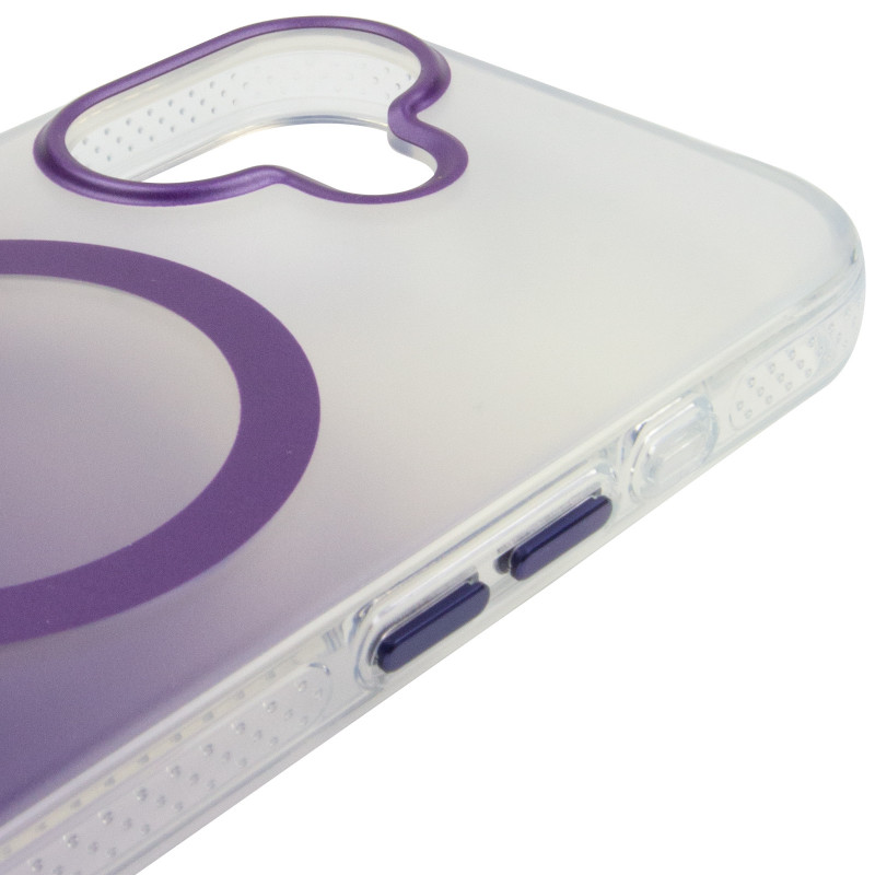Чехол TPU+PC Phantom with Magnetic Fit для Apple iPhone 17 (6.3") (Purple) в магазине vchehle.ua