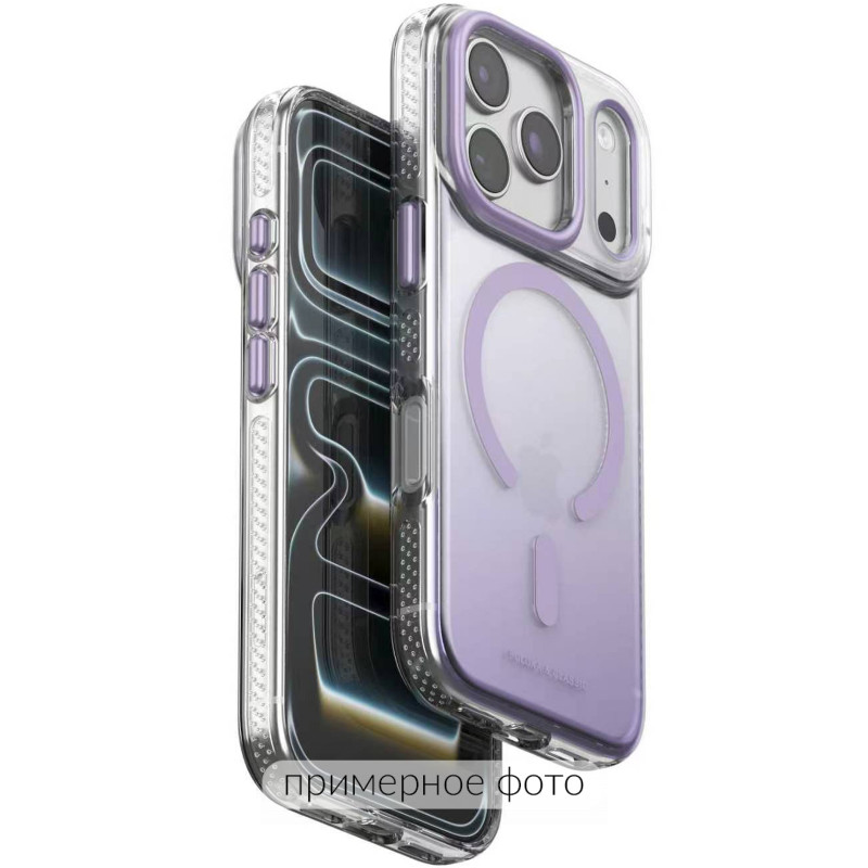 Чохол TPU+PC Puloka Resplendent with Magnetic Fit для Apple iPhone 15 (6.1") (Purple)
