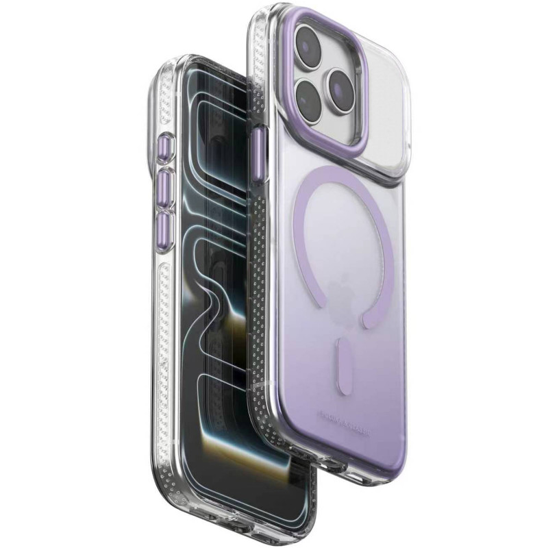Чехол TPU+PC Puloka Resplendent with Magnetic Fit для Apple iPhone 15 Pro Max (6.7") (Purple)