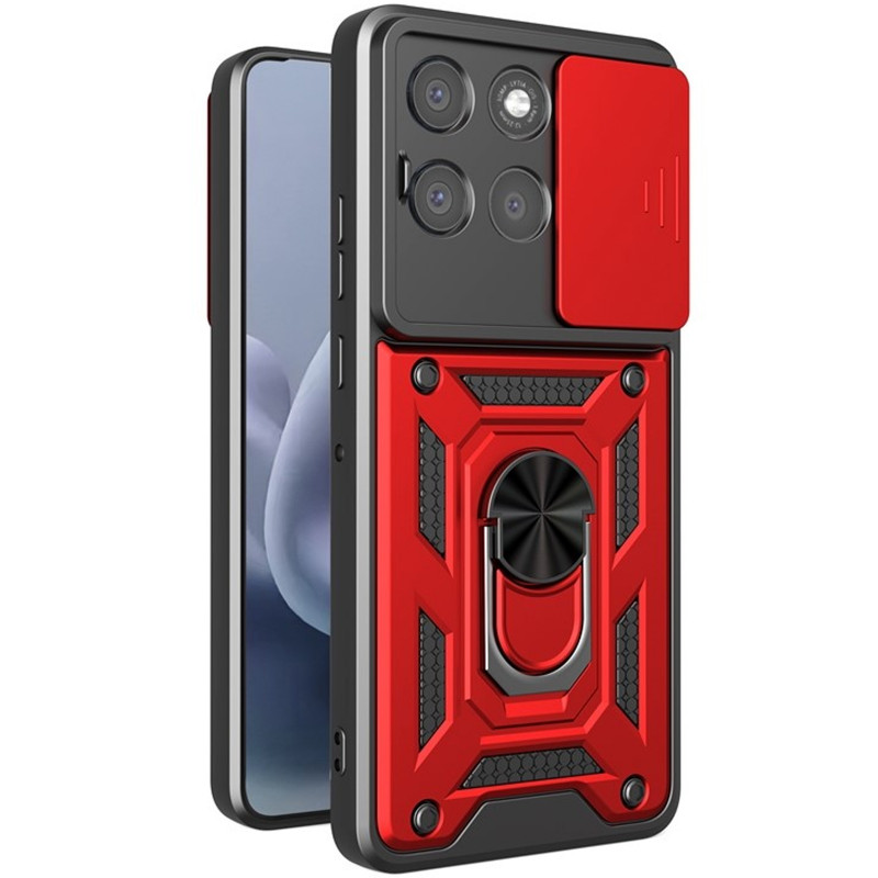 Удароміцний чохол Ummi Camshield Serge Ring на Motorola Moto G86 Power (Червоний / Red)