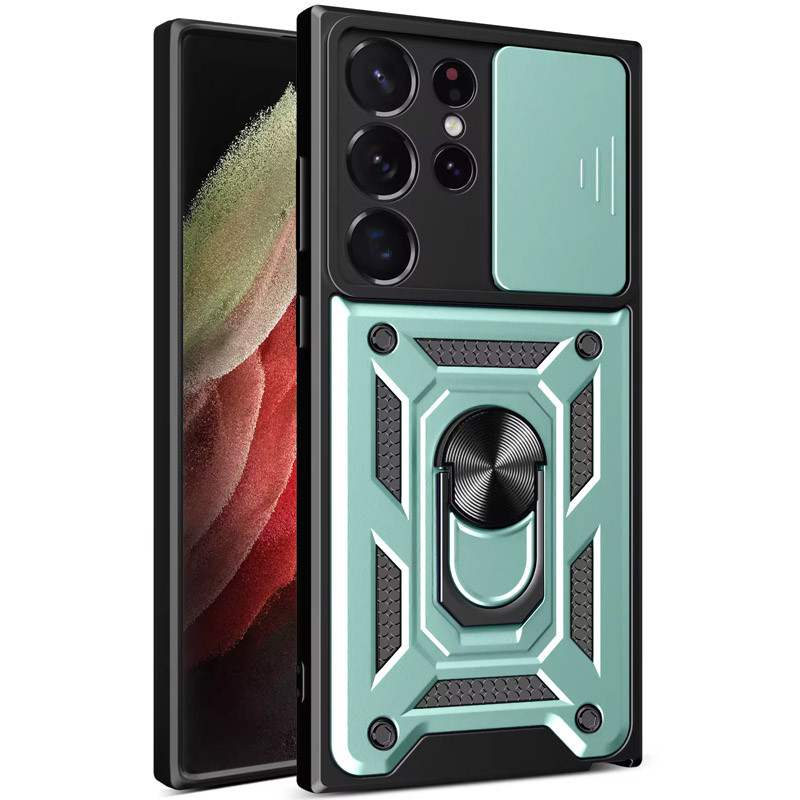 Удароміцний чохол Ummi Camshield Serge Ring на Samsung Galaxy S26 Ultra (Зелений / Green)