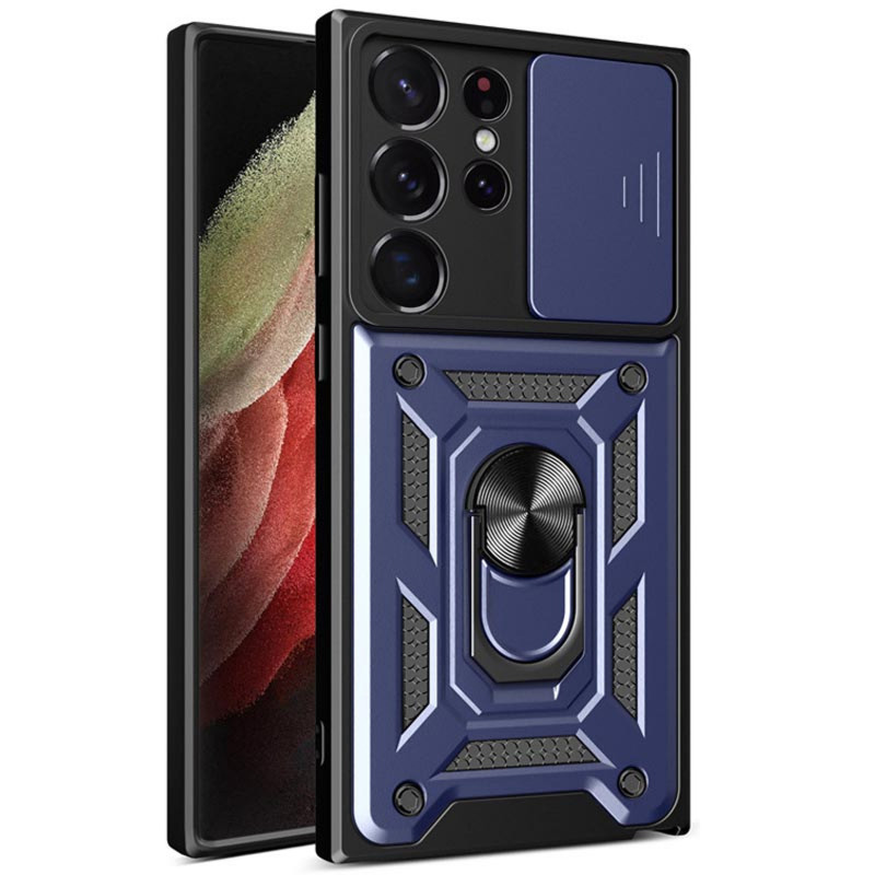 Удароміцний чохол Ummi Camshield Serge Ring на Samsung Galaxy S26 Ultra (Синій / Navy)