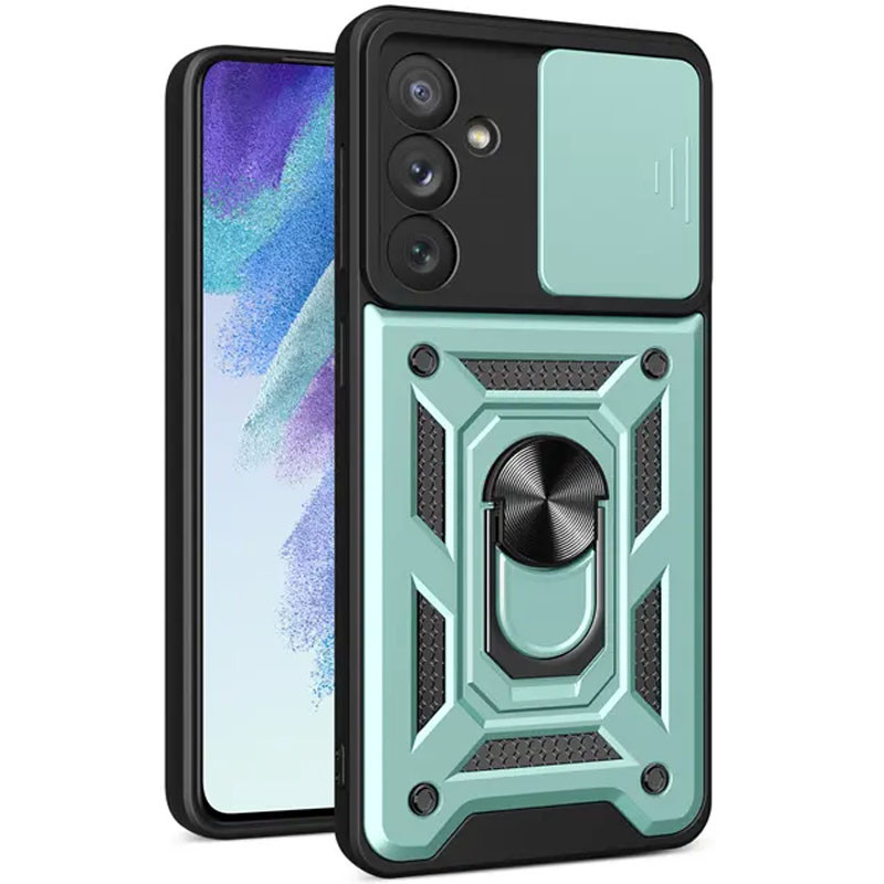 Ударопрочный чехол Ummi Camshield Serge Ring для Samsung Galaxy S26+ (Зеленый / Green)