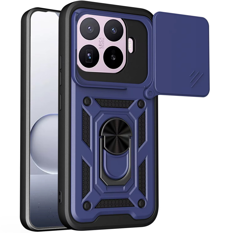 Удароміцний чохол Ummi Camshield Serge Ring на Xiaomi 17T Pro (Синій / Navy)