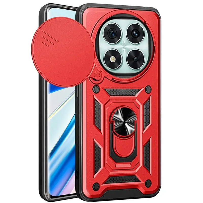 Удароміцний чохол Ummi Camshield Serge Ring на Xiaomi Redmi Note 15 Pro 4G (Червоний / Red)