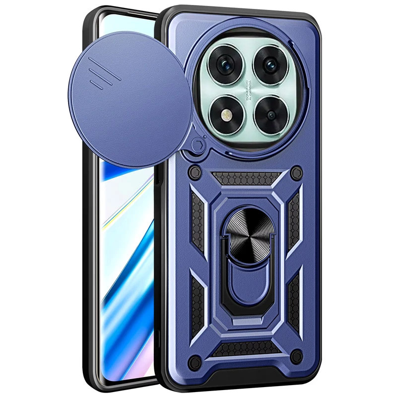 Удароміцний чохол Ummi Camshield Serge Ring на Xiaomi Redmi Note 15 Pro 4G (Синій / Navy)