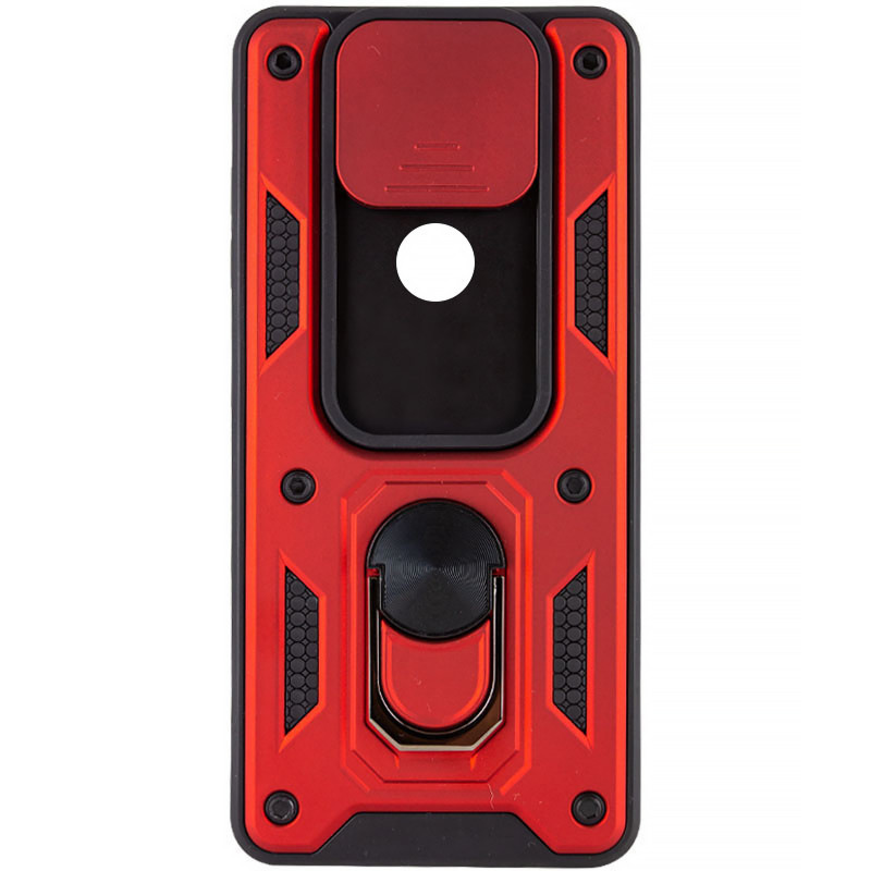 Фото Удароміцний чохол Ummi Camshield Serge Ring на Xiaomi Redmi Note 9 / Redmi 10X (Червоний) на vchehle.ua