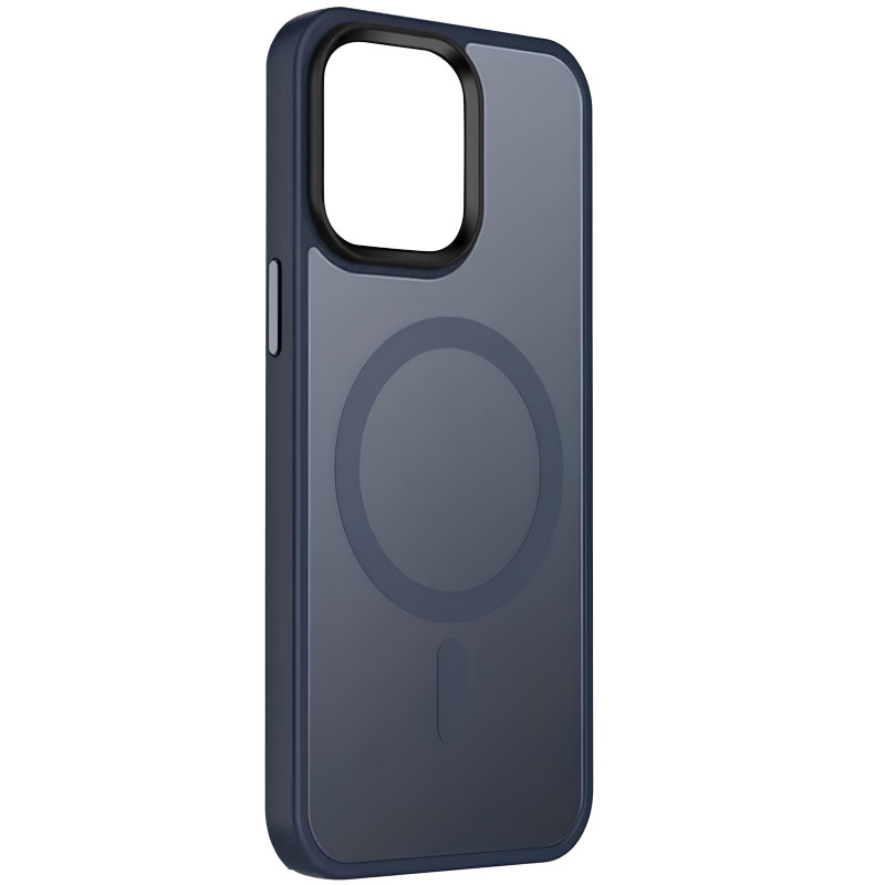 Чехол Ummi Colorful with Magnetic Fit для Apple iPhone 15 (6.1") (Синий / Navy Blue)