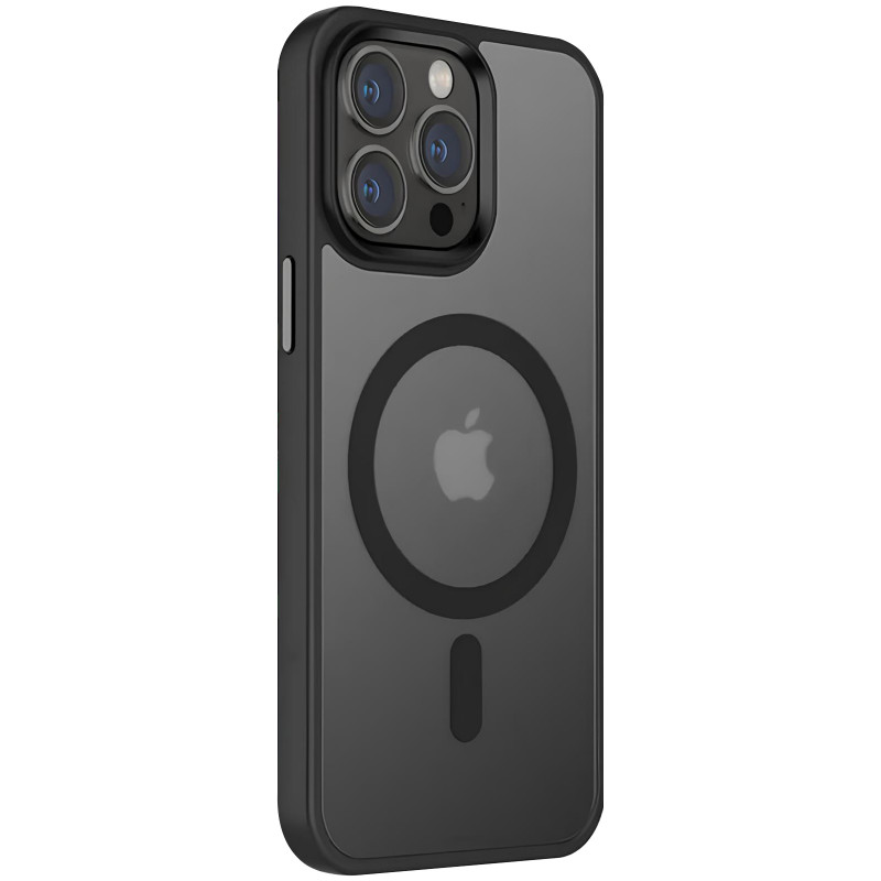 Фото Чехол Ummi Colorful with Magnetic Fit для Apple iPhone 15 Pro (6.1") (Черный / Black) на vchehle.ua