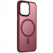 Чехол Ummi Colorful with Magnetic Fit для Apple iPhone 15 Pro (6.1") (Бордовый / Wine Red)