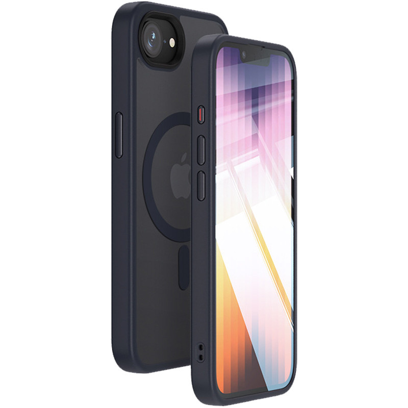 Чехол Ummi Colorful with Magnetic Fit для Apple iPhone 16e / 17e (6.1") (Синий / Navy Blue)