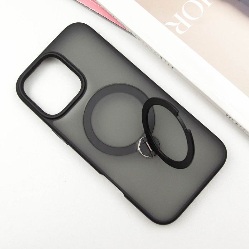 Фото Чехол Ummi Colorful with Magnetic Fit HQ Ring для Apple iPhone 16 Pro Max (6.9") (Black) в магазине vchehle.ua