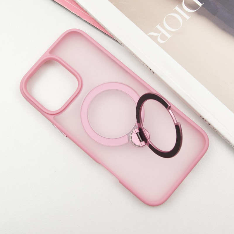 Фото Чехол Ummi Colorful with Magnetic Fit HQ Ring для Apple iPhone 16 Pro (6.3") (Pink) в магазине vchehle.ua