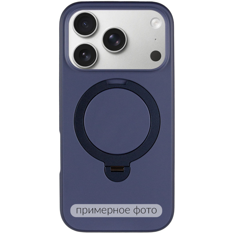 Фото Чохол Ummi Colorful with Magnetic Fit HQ Ring на Apple iPhone 17 Pro Max / 18 Pro Max (6.9") (Dark Blue) на vchehle.ua