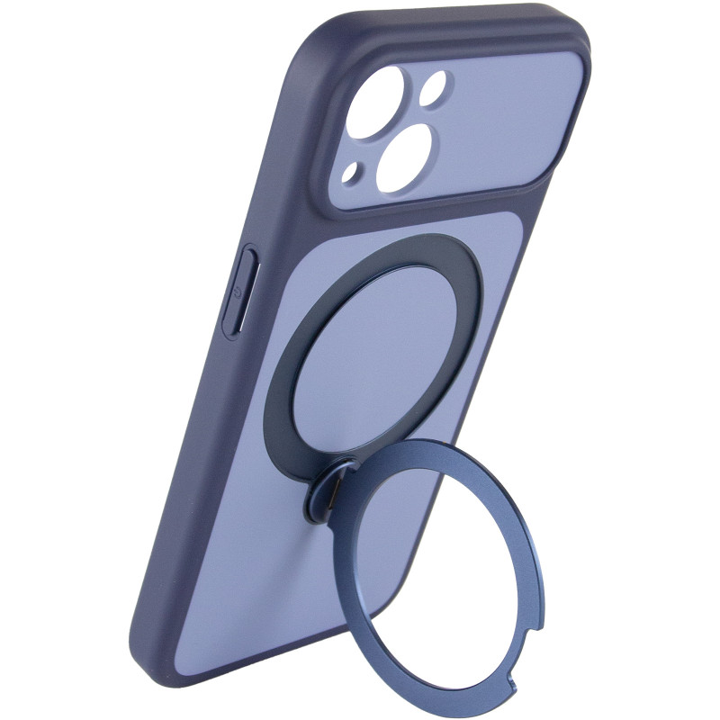 Чехол Ummi Full Camera with Magnetic Fit HQ Ring для Apple iPhone 13 (6.1") (Navy Blue) в магазине vchehle.ua