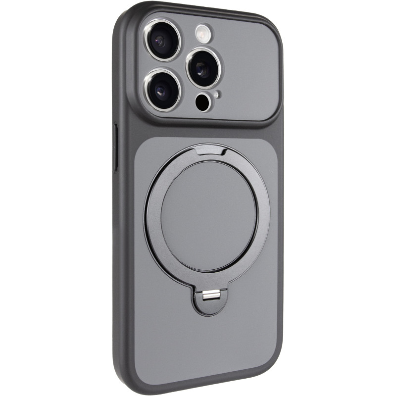 Чехол Ummi Full Camera with Magnetic Fit HQ Ring для Apple iPhone 13 Pro Max (6.7") (Black)