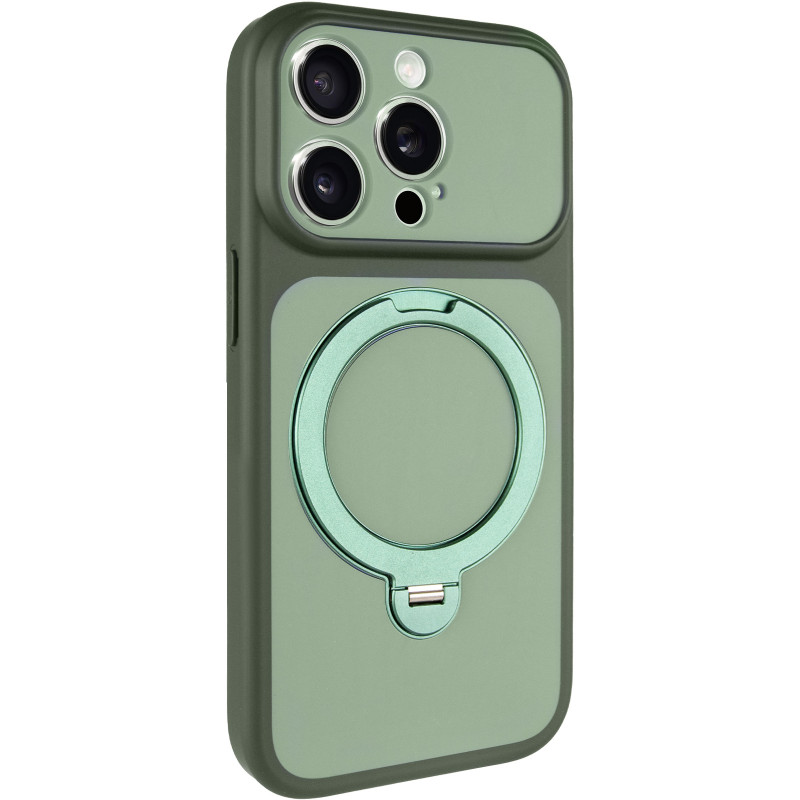 Чехол Ummi Full Camera with Magnetic Fit HQ Ring для Apple iPhone 13 Pro Max (6.7") (Green)