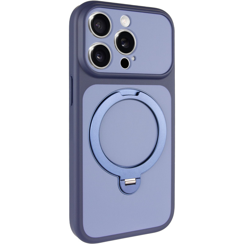 Чехол Ummi Full Camera with Magnetic Fit HQ Ring для Apple iPhone 13 Pro Max (6.7") (Navy Blue)