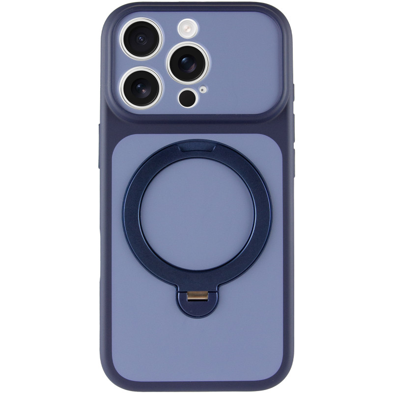 Фото Чехол Ummi Full Camera with Magnetic Fit HQ Ring для Apple iPhone 13 Pro Max (6.7") (Navy Blue) на vchehle.ua