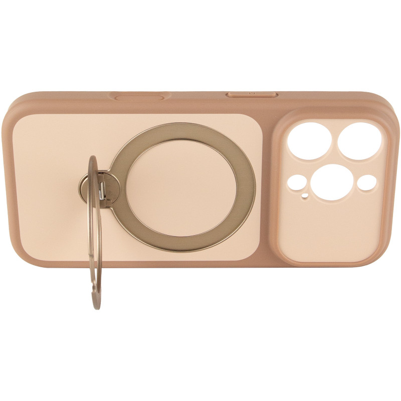 Купить Чехол Ummi Full Camera with Magnetic Fit HQ Ring для Apple iPhone 16 Pro (6.3") (Brown Gold) на vchehle.ua