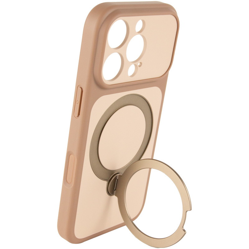 Чехол Ummi Full Camera with Magnetic Fit HQ Ring для Apple iPhone 16 Pro Max (6.9") (Brown Gold) в магазине vchehle.ua