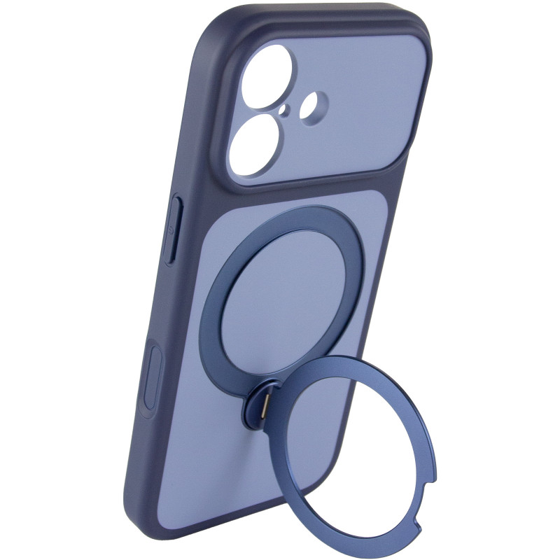 Чехол Ummi Full Camera with Magnetic Fit HQ Ring для Apple iPhone 17 (6.3") (Navy Blue) в магазине vchehle.ua