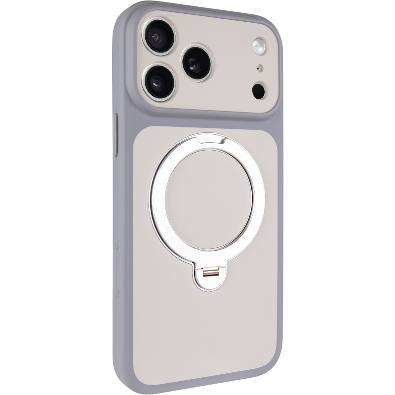 Чехол Ummi Full Camera with Magnetic Fit HQ Ring для Apple iPhone 17 Pro (6.3") (Grey)