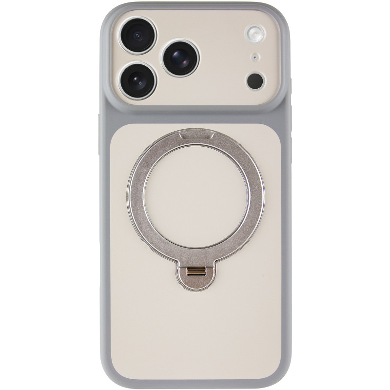 Фото Чехол Ummi Full Camera with Magnetic Fit HQ Ring для Apple iPhone 17 Pro (6.3") (Grey) на vchehle.ua