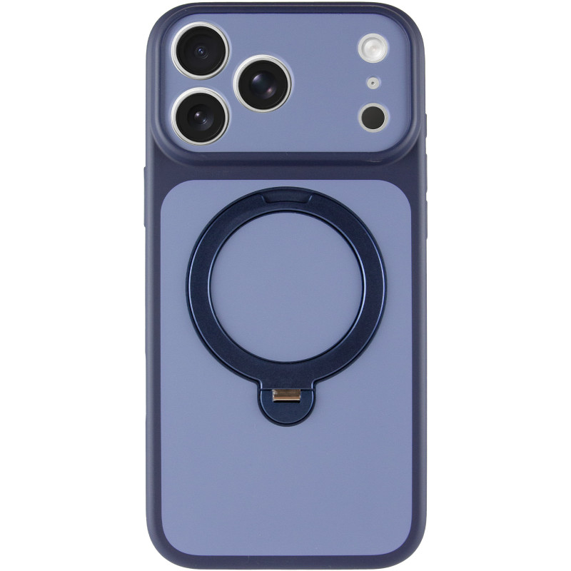 Фото Чехол Ummi Full Camera with Magnetic Fit HQ Ring для Apple iPhone 17 Pro (6.3") (Navy Blue) на vchehle.ua