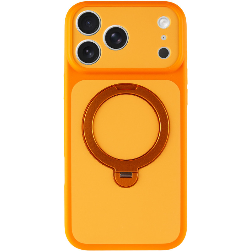 Фото Чехол Ummi Full Camera with Magnetic Fit HQ Ring для Apple iPhone 17 Pro (6.3") (Orange) на vchehle.ua