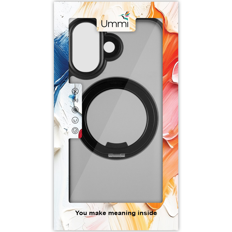 Купить Чехол Ummi Stylish with Magnetic Fit для Apple iPhone 17 (6.3") (Black) на vchehle.ua