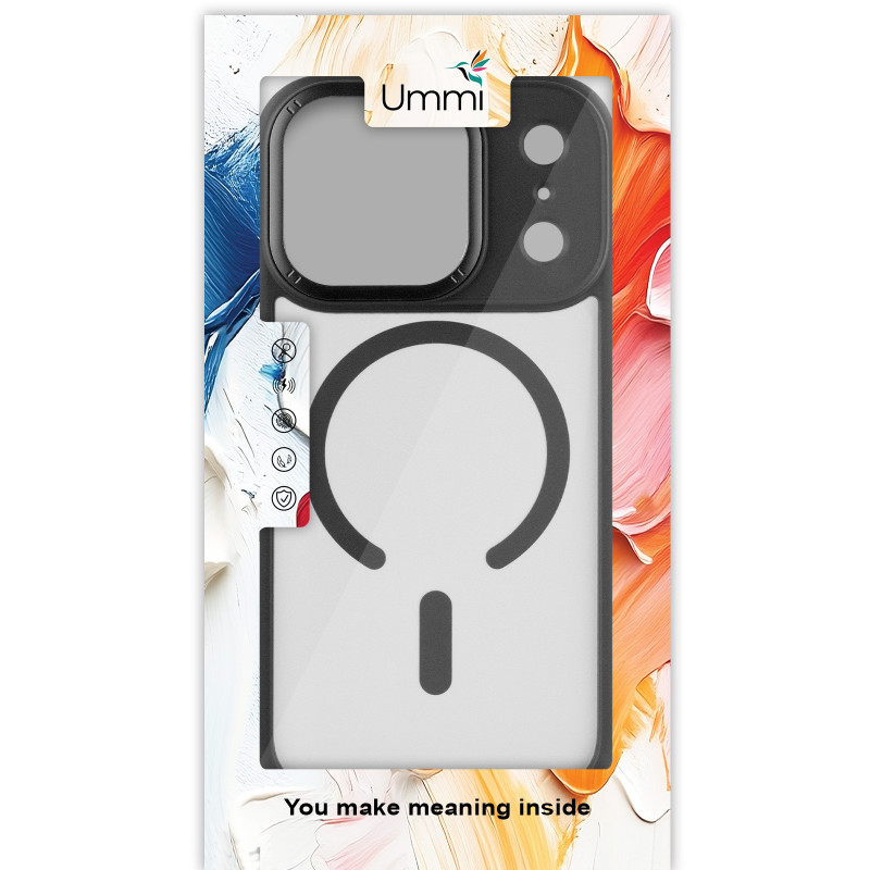 Фото Чехол Ummi Ultimate with Magnetic Fit для Apple iPhone 17 Pro Max (6.9") (Black) на vchehle.ua