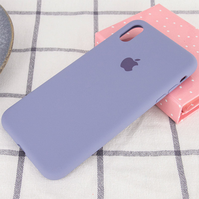 Фото Чехол Silk Full Protective (AA) для Apple iPhone XR (6.1") (Серый / Lavender Gray) на vchehle.ua