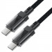 Фото Дата кабель Acefast C12-03 Type-C to Type-C 60W (1.2m) (Black) на vchehle.ua