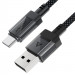 Фото Дата кабель Acefast C12-04 USB to Type-C 3A (1.2m) (Black) на vchehle.ua