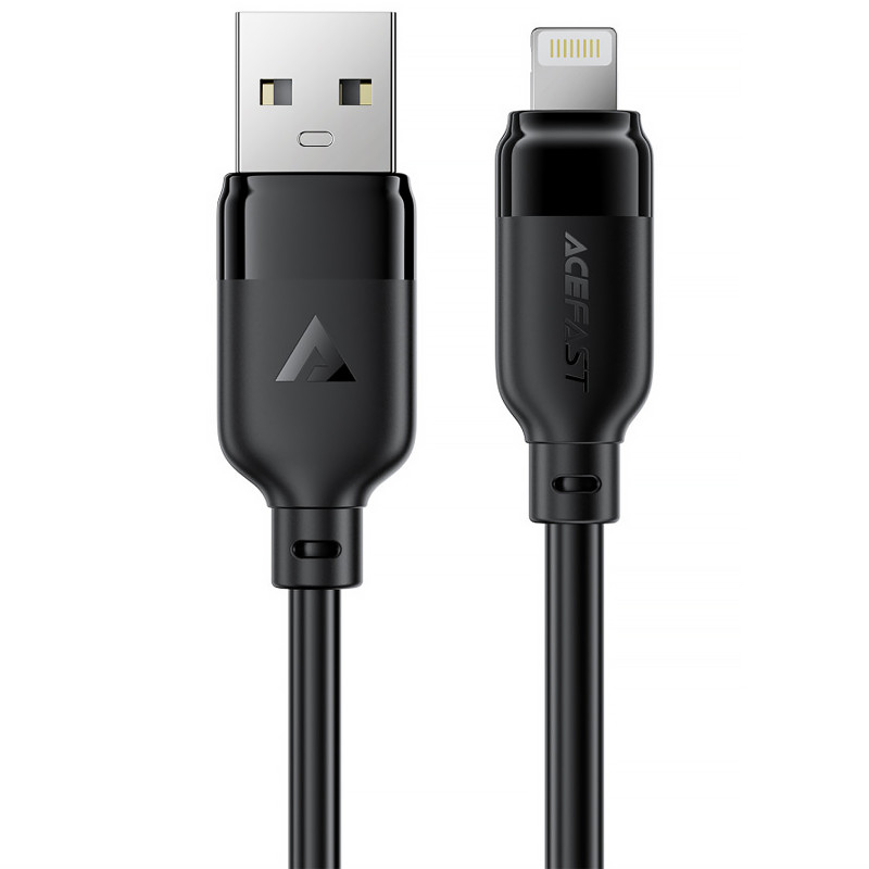 Дата кабель Acefast C16-02 USB to Lightning 2.4A (1.2m) (Black)