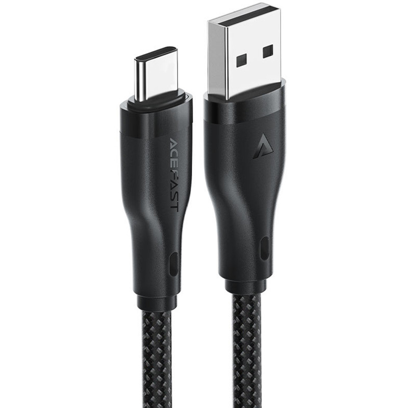 Купити Дата кабель Acefast C8-04 USB-Type-C 3A (1.2m) (Black) на vchehle.ua