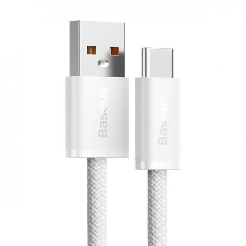 Фото Дата кабель Baseus Dynamic Series USB to Type-C 100W (2m) (CALD00070) (White) на vchehle.ua