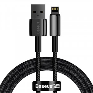 Дата кабель Baseus Tungsten Gold USB to Lightning Cable 2.4A (2m) (CALWJ-A0)