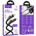 Фото Дата кабель Hoco U143 Joy 4in1 USB для освітлення/Type-C для Type-C 240W (1.2m) (Black) на vchehle.ua