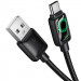 Фото Дата кабель Hoco U146 Mundo USB to Type-C 36W (1.2m) (Black) в магазине vchehle.ua