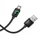 Купить Дата кабель Hoco U146 Mundo USB to Type-C 36W (1.2m) (Black) на vchehle.ua