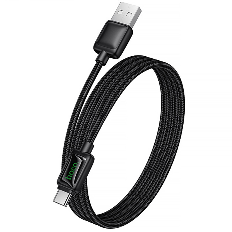Заказать Дата кабель Hoco U146 Mundo USB to Type-C 36W (1.2m) (Black) на vchehle.ua