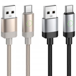 Дата кабель Hoco X117 Star USB to Type-C 3A (1m)
