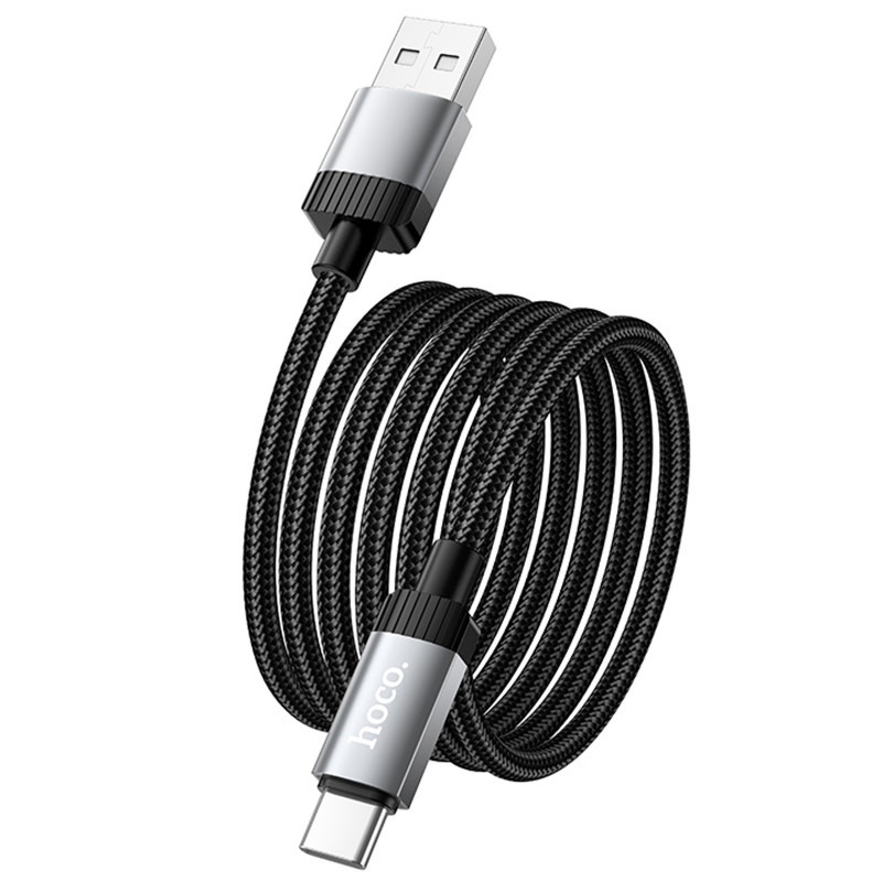 Дата кабель Hoco X117 Star USB to Type-C 3A (1m) (Black) в магазине vchehle.ua
