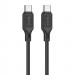 Дата кабель Hoco X90 Cool silicone Type-C to Type-C 60W (1m) (Black)