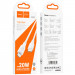 Заказать Дата кабель Hoco X93 Force Type-C to Lightning 20W (2m) (White) на vchehle.ua